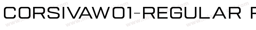 CorsivaW01-Regular Regular字体转换
